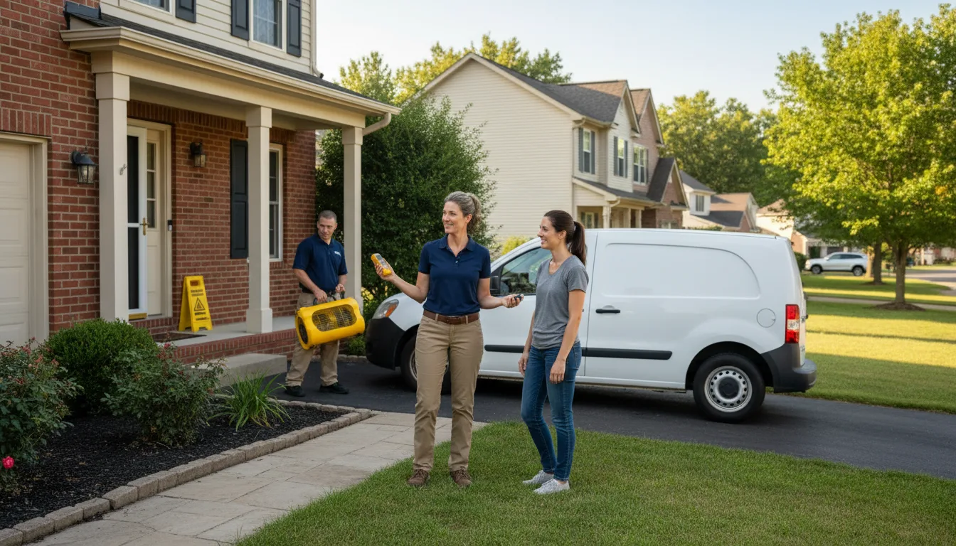 Water restoration image for Flood Water Cleanup, Removal And Restoration Services in Strasburg, VA